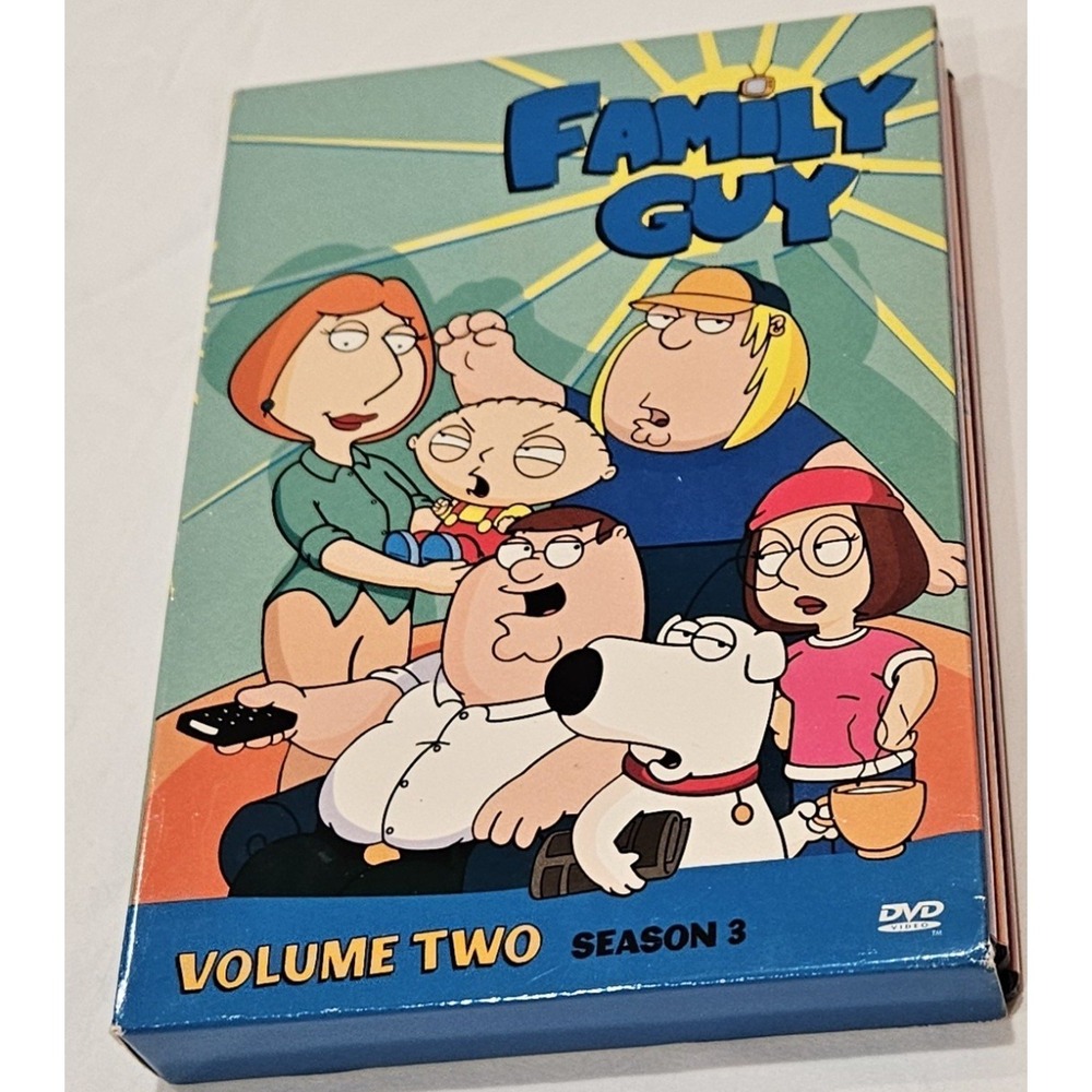 Family Guy Season 3 Volume 2 DVD Set 3 Disc Seth MacFarlane Animated Comedy